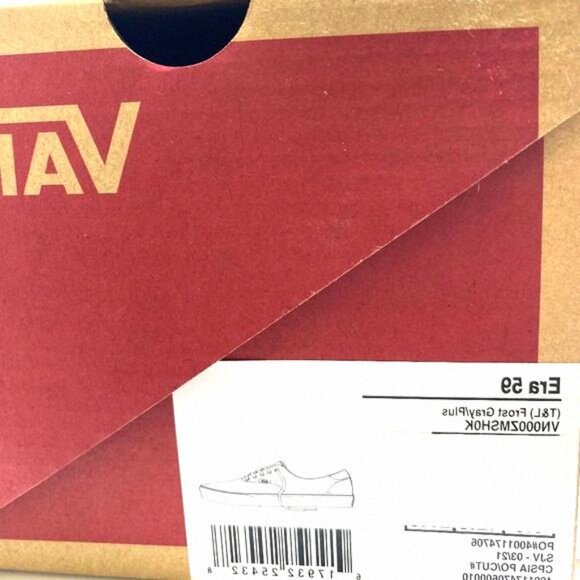 💖MEGA SALE💖Vans Women Era 59 T&L Frost Gray VN000ZMSH0K Lacing Canvas Plus - Picture 12 of 12